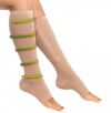 Компрессионные гольфы от варикоза Zip Sox, лечебные носки от варикоза, лечебные чулки Зип Сокс Бежевые