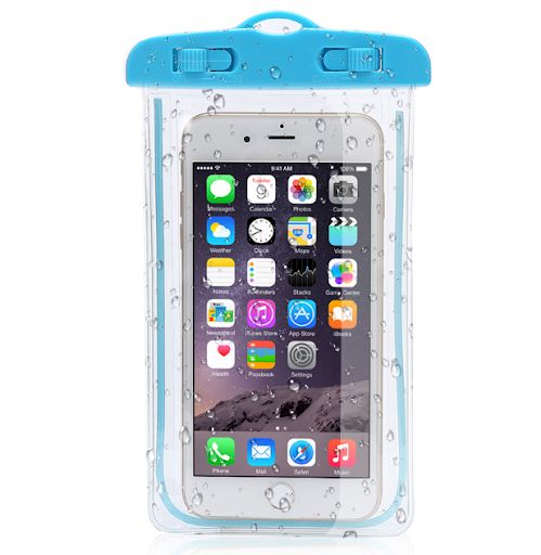 Водонепроницаемый универсальный Чехол для телефона Phone Holder For Water Parks Swim для защиты смартфона и других вещей во влажных условиях, защита в дождь, в снег, во время перемещения водой, в походных условиях, на пляже, в бассейне, аквапарке
