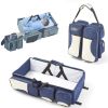Дорожная походная сумка с детской кроваткой Baby Bed and Travel Bag 3 в 1, кровать трансформер для младенцев, переносная люлька, сумка кровать