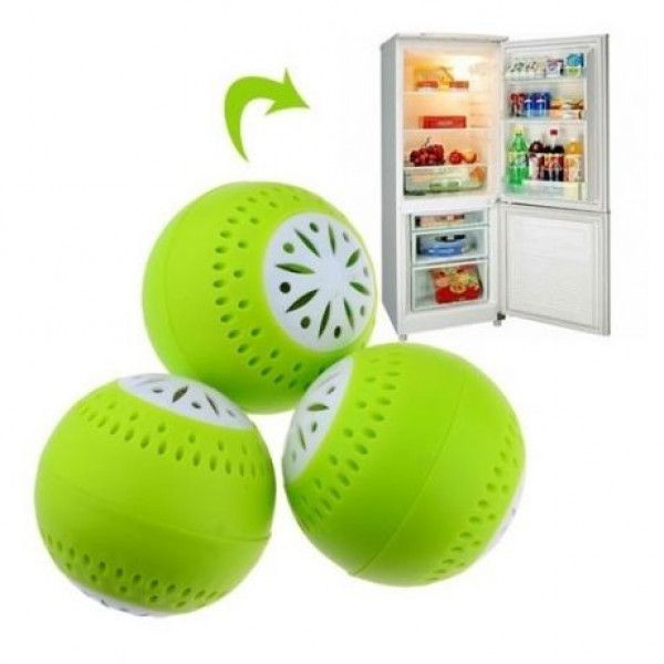 Поглотитель запаха в форме шарика Fridge Balls. Поглотитель запаха для холодильника
