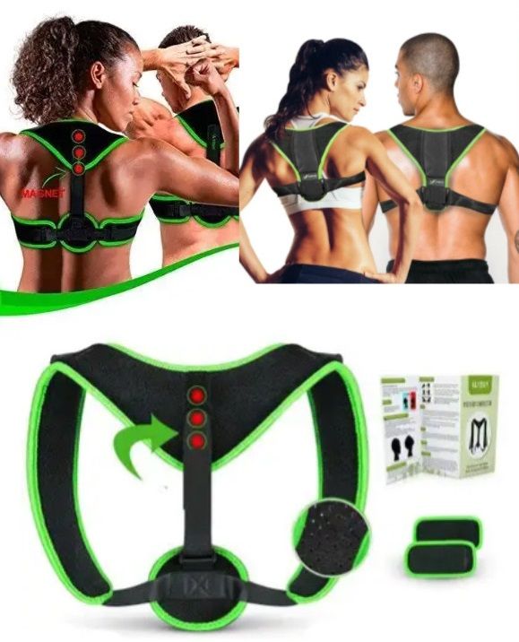 Корректор осанки с магнитами Posture Corrector FDA Approved для спины, Регулируемый корсет от сутулости