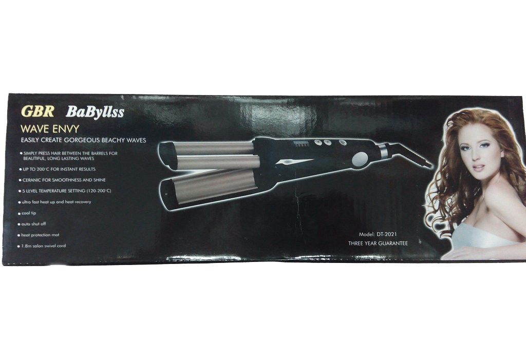 Тройная профессиональная плойка для волос GBR Babyliss
