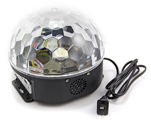 Световой диско шар c MP3 плеером LED MagicBall Light Music, шар для дискотек