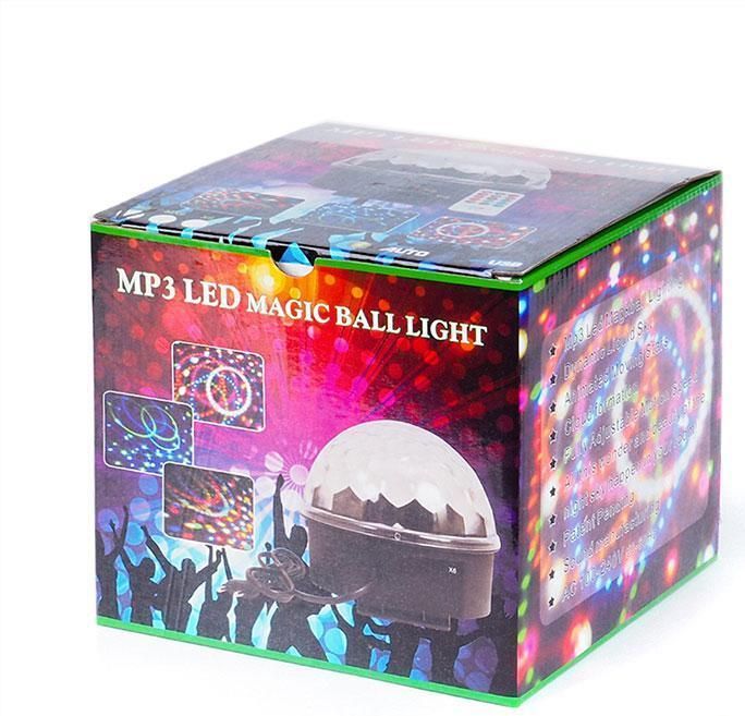 Светомузыка диско шар Music Ball MP3 с Bluetooth, USB, динамиками и пультом