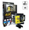Спортивная универсальная видео экшн-камера Waterproof Sport Action Camera WiFi 4K Ultra HD D800 портативная компактная прочная с пультом, аква боксом и набором креплений для съемки в экстремальных условиях и во время движения, съемки под водой до 30м