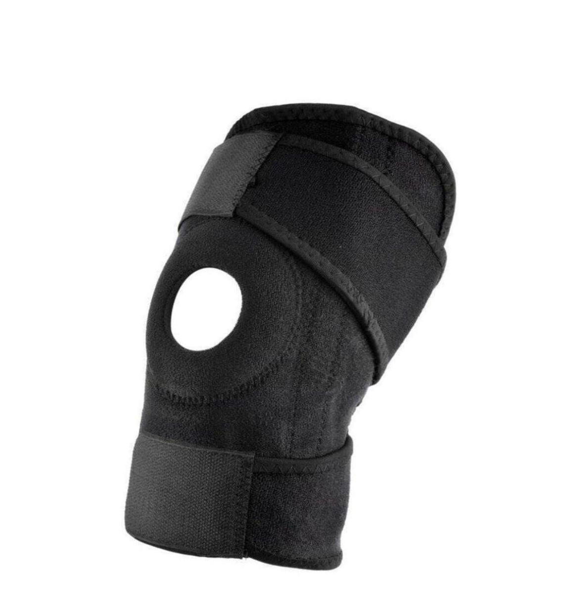 Защитный наколенник, фиксатор колена Knee Support With Stays | стабилизатор для коленной чашечки Knee support, Суппорт колена неопреновый со спиральными вставками, на липучке, специальная экипировка для мощной защиты слабого или больного колена