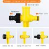 Вращающийся инновационный Садовый Разбрызгиватель 360 Lawn Water Sprinkler, Спринклерный универсальный распылитель для газона ороситель огорода 360 градусов система полива для сада