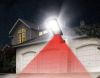 Уличный водонепроницаемый фонарь светильник на солнечной батарее с датчиком движения и пультом 120 диодов solar