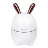 Увлажнитель воздуха и ночник 2в1 Humidifiers Rabbit кролик зайчик Заяц, портативный универсальный стильный милый ультразвуковой Диффузор освежитель с подсветкой, бесшумный распылитель для ароматерапии, аромолампа