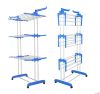 Складная сушилка для белья Garment Rack With Wheels, сушилка для одежды, складная стойка металическая