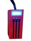 Универсальная мощная портативная мобильная батарея Power Bank 50000 mAh Fast Changer, практичный переносной внешний аккумулятор для зарядки, многократное питание ваших устройств, 3 кабеля зарядки