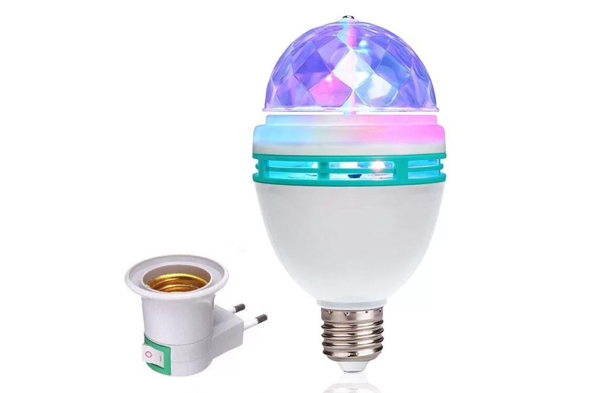 Диско лампа для вечеринок LED Mini Party Light, вращающаяся диско лампа, Мини LED светильник для вечеринок, Дискотечный светодиодный светильник
