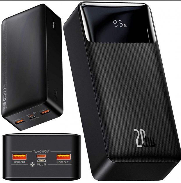 Портативное зарядное устройство PowerBank Portable BASEUS 30000 мАч 22.5 W
