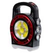 Кемпинговый фонарь HB-6678C 20W с солнечной панелью и фукцией павербанка 3 режима, многофункциональный фонарь с Power Bank microUSB
