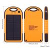 Портативное зарядное устройство Power Bank Solar 12000 mAh c Led фонариком и карабином