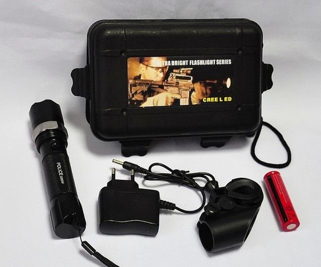 Фонарик BL 8628 с велокреплением 99000W