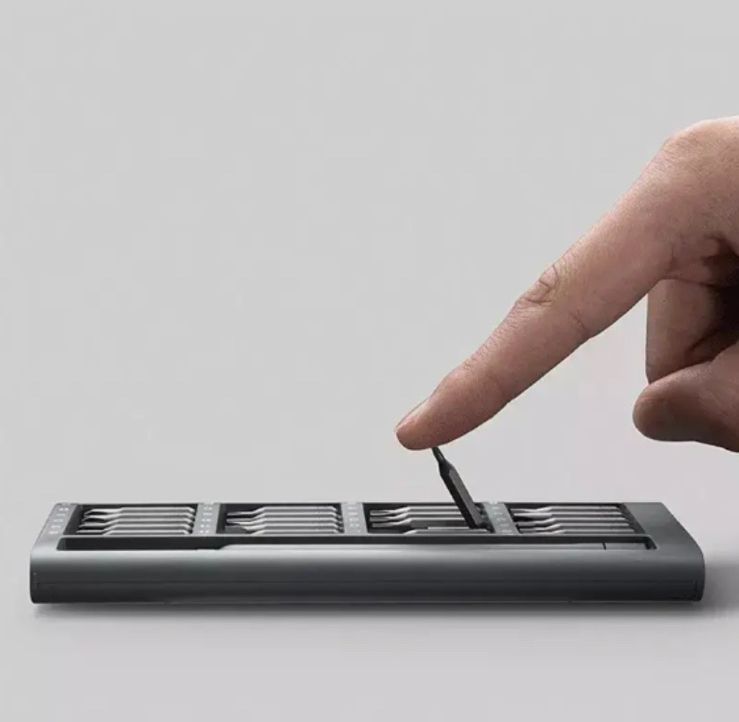 Набор многофункциональных отверток 25в1 магнитные биты Phillips Torx Hex Precision DIY в кейсе, Отвертка с насадками для работ с мелкими деталями