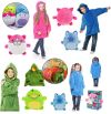 Мягкая плюшевая Детская удобная универсальная Пижама Kids Huggle Pets Толстовка–Комфортный Плед с рукавами для детей 3 в 1 Подушка + Игрушка + Худи Универсальный размер до 150 см, трансформер с капюшоном забавные животные