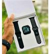 Смарт-часы Smart Watch T 55 поддержка звонков, спортивные режимы,влагозащита ip 67 Black,умные наручные часы,2 ремешка,сенсорное управление,совместимость с ОС: Android и IOS.спортивные фитнес часы