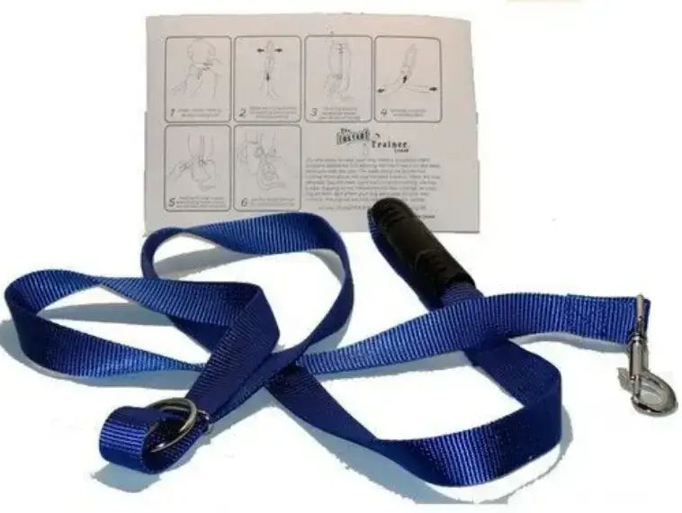 Высококачественный плотный прочный Поводок нейлоновый Для Собак The Instant Trainer Leash более 30 кг подходит для любых собачек с удобной резиновой ручкой  1.80 м гуманный поводок для дрессировок  и выгула