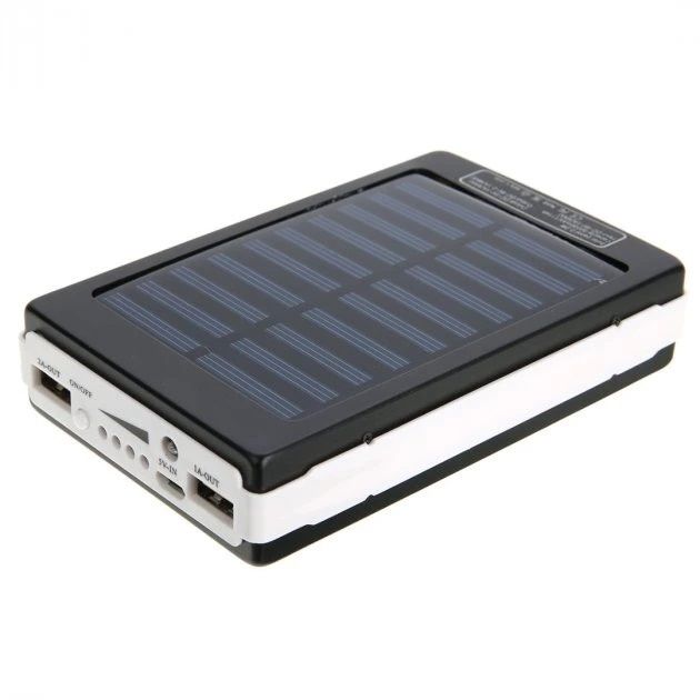 Портативное зарядное устройство Power Bank Solar 90000 mAh с LED фонарём