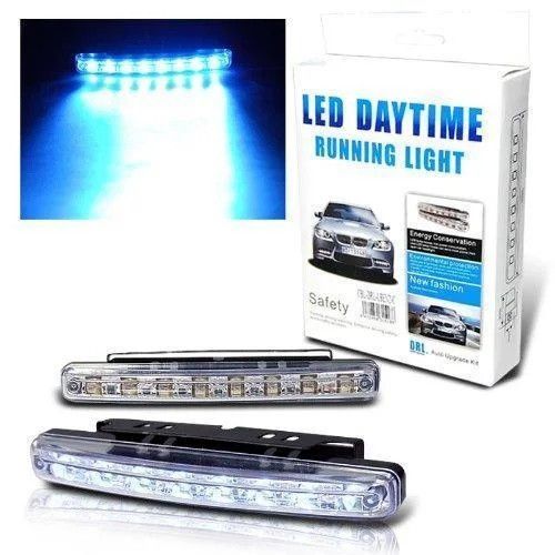 Универсальные светодиодные дневные ходовые огни DRL DR2-030, 8 LED, 12 V