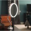 Гибкое зеркало на присоске с 5x увеличением и подсветкой LED MIRROR