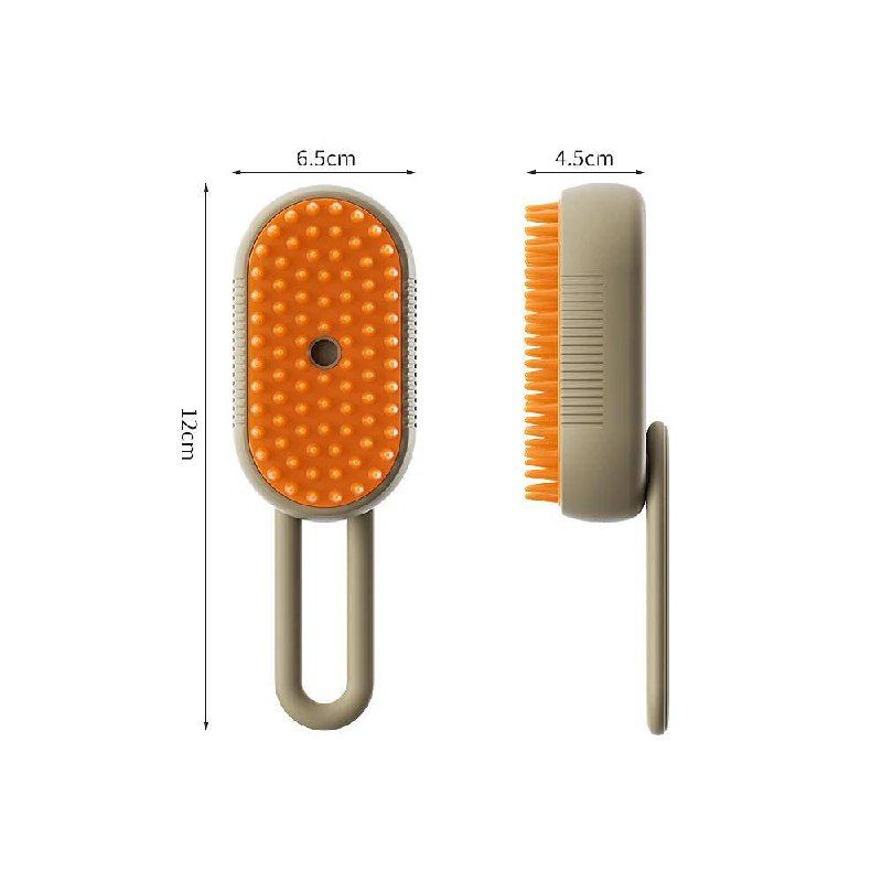 Паровая щетка 3в1 Steamy Brush для кошек и собак, Паровая массажная щетка для животных, Щетка расческа для кошек и собак