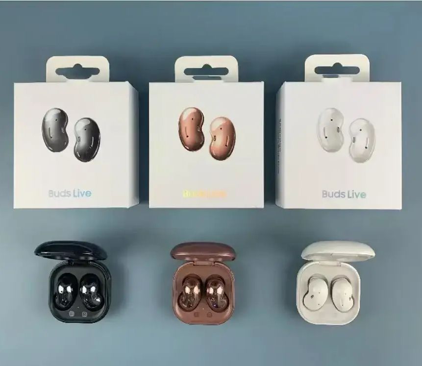 Беспроводные многофункциональные вакуумные инновационные Bluetooth-наушники вкладыши с кейсом Buds Live черный,белый,золотой,Наушники с кейсом для зарядки, активное шумоподавление, Game Mode