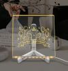 Светодиодная акриловая доска ночник для заметок и рисования Пиши-Стирай 30х20см от USB, Лед доска с маркером, планер с подсветкой