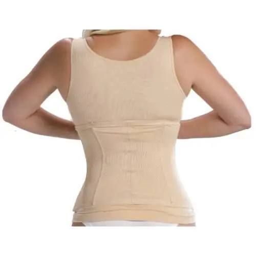 Утягивающее белье Slim Comfy Майка для Коррекции Фигуры, комфортная майка застегивается на крючки мгновенно разглаживая Ваш силуэт, Разглаживает складки, выпуклости и неровности, для стройности, для женщин любого возраста