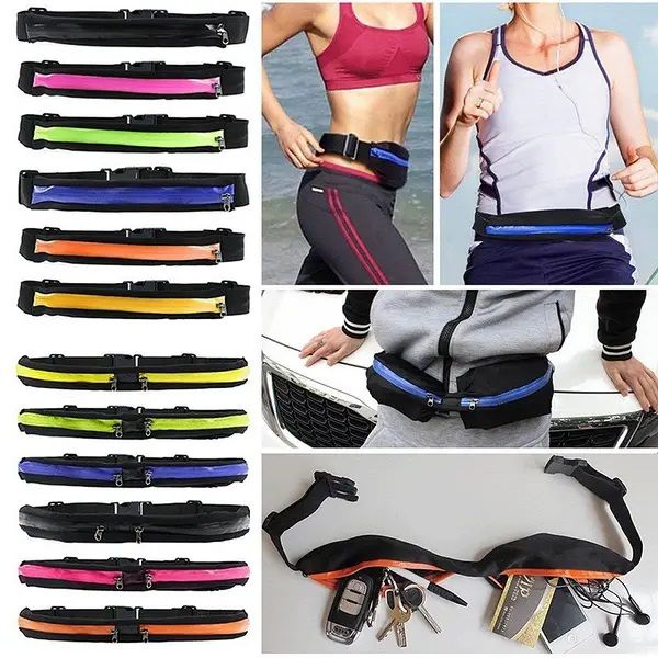 Спортивная сумка на пояс для бега Go Runners Pocket Belt, поясная вместительная сумка для пробежки, ходьбы, велоспорта, фитнеса