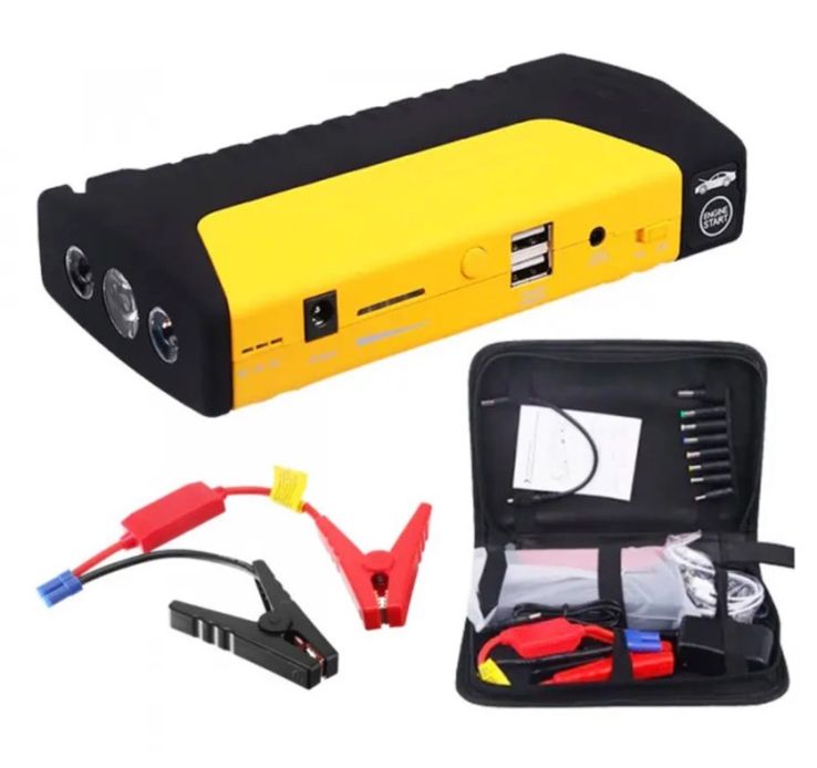 Автомобильное пусковое устройство 12V Jumpstarter TM15 50800 мАч для аккумулятора, пускозарядное устройство для авто