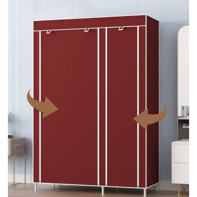 Складной тканевый шкаф-органайзер для вещей Storage Wardrobe 88105 гардероб на 2 секции, 105 х 45 х 170 см