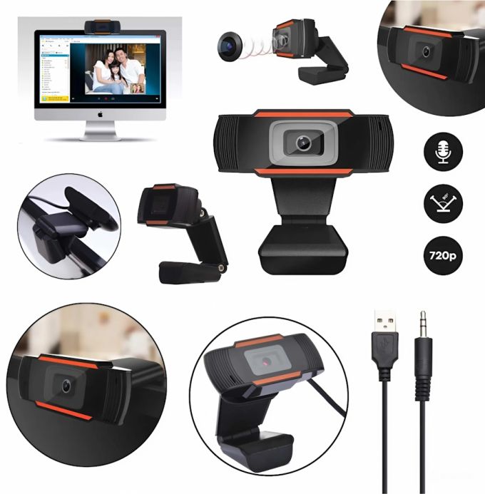 Веб-камера B1 Full HD 1080p USB Web Camera с микрофоном поворотная на 360 градусов