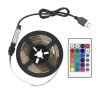 Cветодиодная лента LED с пультом 5050 RGB 2 м от USB, Фоновая RGB подсветка для телевизора, светодиодная лента от Power Bank