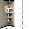 Угловая полка для ванной комнаты Multi Corner Shelf GY-188 белая