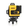Лазерный уровень нивелир DeWalt DCLE34031N 3.7V 5AH 4D 16-линейный на 2 аккумулятора со штативом в кейсе, лазерный нивелир на 360