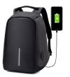 Рюкзак антивор Bobby 45х30х16,5 см с USB  с защитой от краж черный, Универсальный рюкзак для ноутбука Бобби