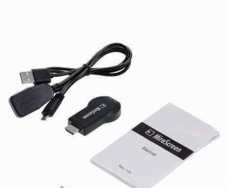 Беспроводной WIFI HDMI адаптер Mirascreen AnyCast M2 Plus, Плеер с встроенным Wi-Fi модулем для iOS/Android