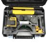 Лазерный уровень нивелир DeWalt DCLE34031N 3.7V 5AH 4D 16-линейный на 2 аккумулятора со штативом в кейсе, лазерный нивелир на 360