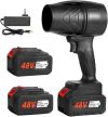 Аккумуляторная воздуходувка Supreto 48V 5AH, воздуходувка-пылесос 2 в 1, Портативный воздуходув