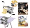 Ручная лапшерезка с насадками для раскатки теста Costway Pasta, тестораскатка, Машинка для нарезки лапши