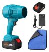 Беспроводная аккумуляторная воздуходувка Makita 48V 5AH с 2 АКБ в кейсе, бесщеточная ветродуйка Макита