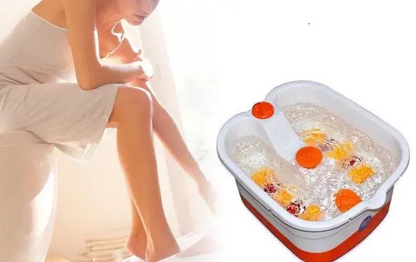 Ванночка - массажер для ног гидромассажная с ИК подогревом  Multifunction Footbath Massager ,согреет ноги,удалит омертвевшую кожу,эффект джакузи,вибрационный и механический массаж,для релаксации,улучшения кровообращения
