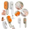 Паровая щетка 3в1 Steamy Brush для кошек и собак, Паровая массажная щетка для животных, Щетка расческа для кошек и собак
