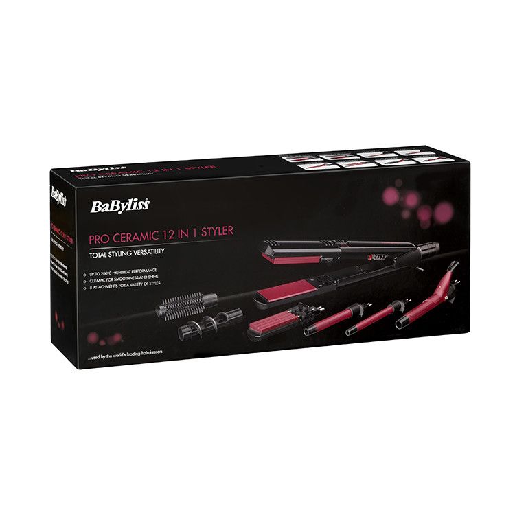 Babyliss Pro Ceramic 12 в 1 плойка утюжек стайлер, Мультистайлер для укладки волос Babyliss Pro Ceramic.