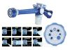 Распылитель воды универсальный Ez Jet Water Cannon, насадка на шланг водомет с отсеком для моющих средств