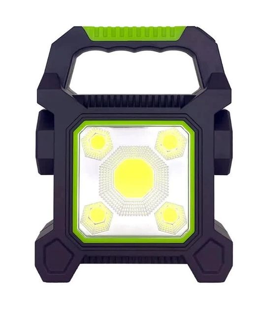Переносной кемпинговый LED фонарь на солнечной батарее аккумуляторный VHG JY-258B с повербанком, Solar USB power bank