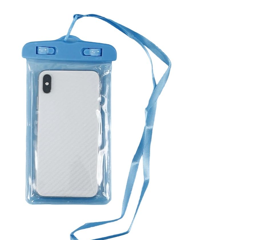 Водонепроницаемый универсальный Чехол для телефона Phone Holder For Water Parks Swim для защиты смартфона и других вещей во влажных условиях, защита в дождь, в снег, во время перемещения водой, в походных условиях, на пляже, в бассейне, аквапарке